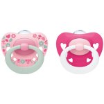 Nuk silikon dudlík Signature 2ks růžová – Hledejceny.cz