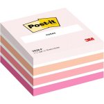 Bloček samolepicí 3M Post-it 2028P, 76x76 mm, kostka, růžový, 450 lístků – Hledejceny.cz