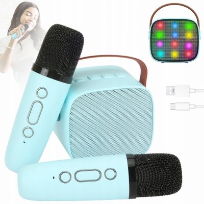 REPRODUKTOR DUÁLNÍ MIKROFON BLUETOOTH 5.0 KARAOKE SET – Zboží Dáma