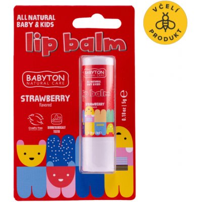 Babyton balzám na rty Jahoda 5 g – Zboží Dáma