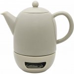 BREDEMEIJER Viborg Čajová konvice s ohřívačem teplá šedá porcelán 1,20 l výška 225 mm – Zbozi.Blesk.cz