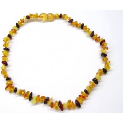 Prosperk jantarové korálky pro větší děti přírodní multicolor S4663 – Zboží Dáma