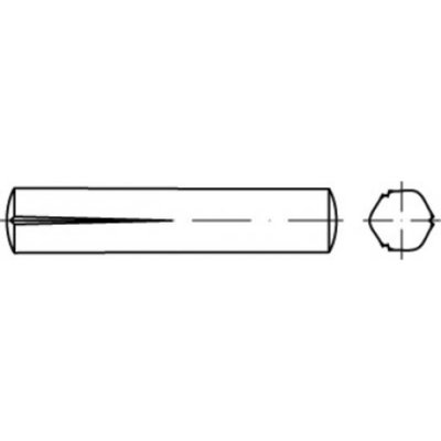 TOOLCRAFT TO-5438547 rýhovaný lícovaný kolík 1.5 mm ocel 250 ks – Hledejceny.cz