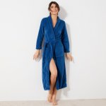 Blancheporte Fleecový župan s dlouhými rukávy modrá – Sleviste.cz