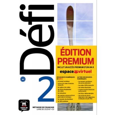 Défi 2 (A2) – Livre de l´éleve Premium - neuveden