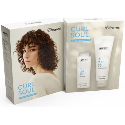 Framesi Kit Curl Soul pro vlnité a kudrnaté vlasy šampon 250 ml + kondicionér 250 ml – Zboží Mobilmania