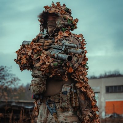 Kicking Mustang Maskovací plášť s kapucí KMCS Cloak Woodland Floor – Zboží Dáma