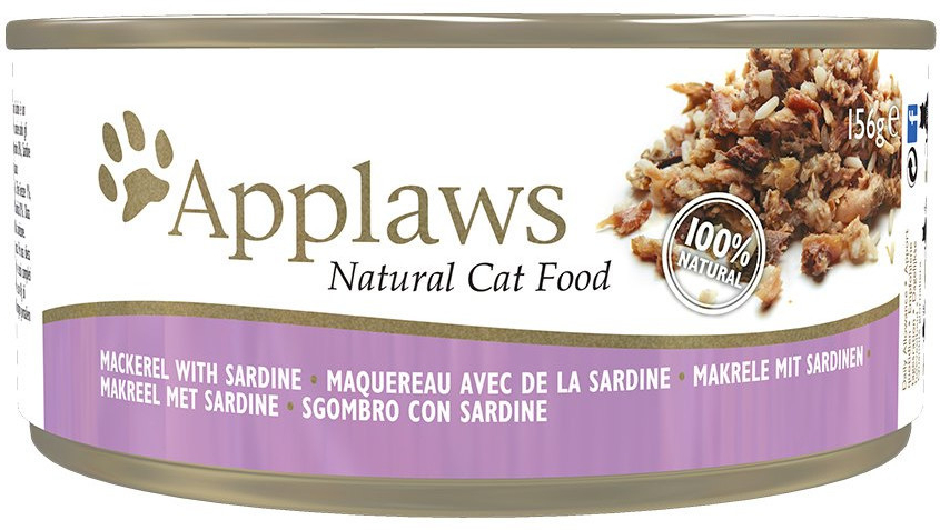 Applaws Cat Makrela se sardinkami 156 g