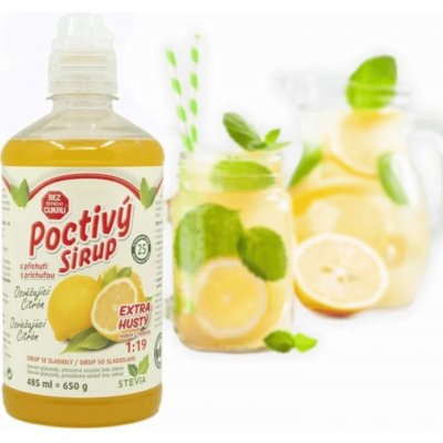 CukrStop Sirup osvěžující Citron 650 g – Hledejceny.cz