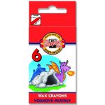 Koh-i-noor školní voskovky 8231 6 barev – Zboží Dáma