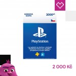 PlayStation Store dárková karta 2000 Kč – Zboží Živě