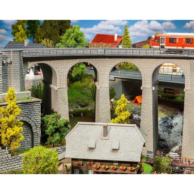 Faller H0 Viadukt, 2-kolejný, obloukový 120466 – Hledejceny.cz