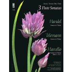 3 Flute Sonatas Handel Telemann Marcello noty na příčnou flétnu + audio – Hledejceny.cz