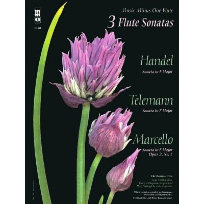 3 Flute Sonatas Handel Telemann Marcello noty na příčnou flétnu + audio – Hledejceny.cz