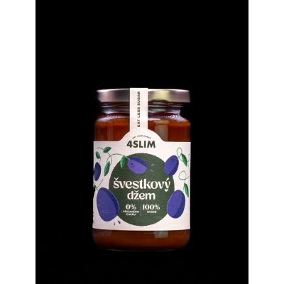 4Slim 100% džem švestkový 280 g – Zboží Dáma