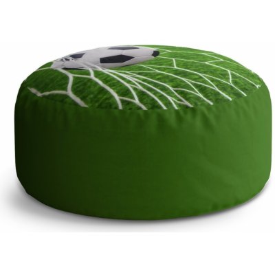 Sablio taburet Circle fotbalový míč v bráně 40x50 cm – Zboží Mobilmania