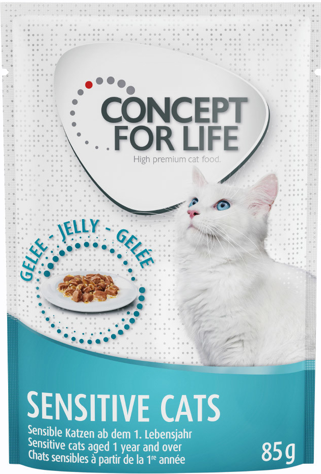 Concept for Life Sensitive Cats Sensitive v želé 12 x 85 g