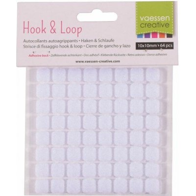 Vaessen Creative Suchý zip čtvereček 1 × 1 cm (64 ks) – Hledejceny.cz