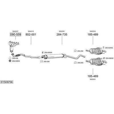 BOSAL BS 950-087 – Hledejceny.cz