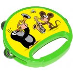 Rappa dětská tamburína Krtek 18 cm Zelená – Zboží Dáma