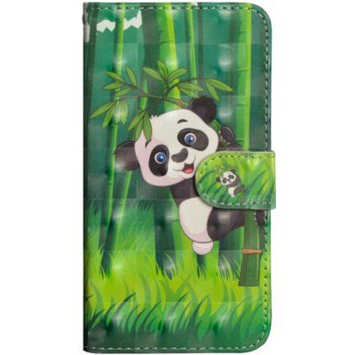 Pouzdro JustKing flipové panda Honor 10 Lite / Huawei P Smart 2019 - zelené – Zboží Mobilmania