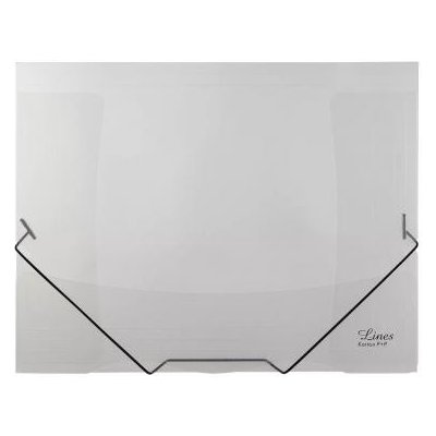 Karton P+P Tříklopá složka s gumou A4 čirá – Zboží Živě