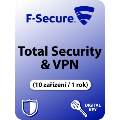 F-Secure Total Security & VPN 10 lic. 1 rok (FCFTBR1N003A7) – Zboží Mobilmania