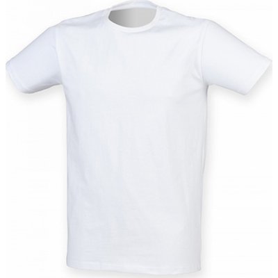 SF Men Prodloužené strečové triko Skin Fit s elastanem 165 g/m Bílá