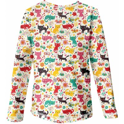 WAMU Dětské tričko s dlouhým rukávem KOČIČÍ LOUKA – Zboží Mobilmania