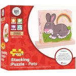 Bigjigs Baby Nasazovací kostky zvířátka – Sleviste.cz