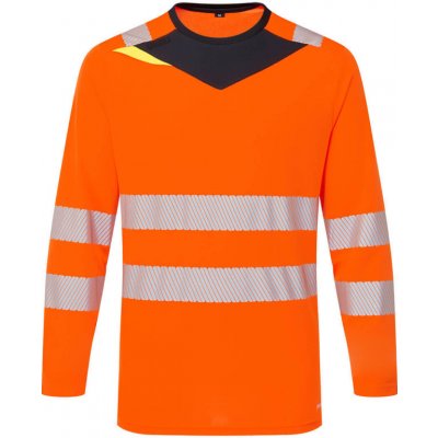 Portwest DX416 DX4 triko Hi-Vis L/S oranžová/černá 5XL – Zboží Dáma