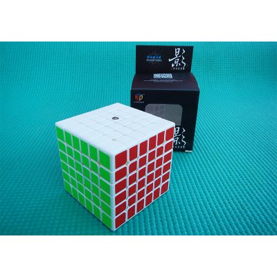 Rubikova kostka 6 x 6 x 6 QiYi Shadow bílá