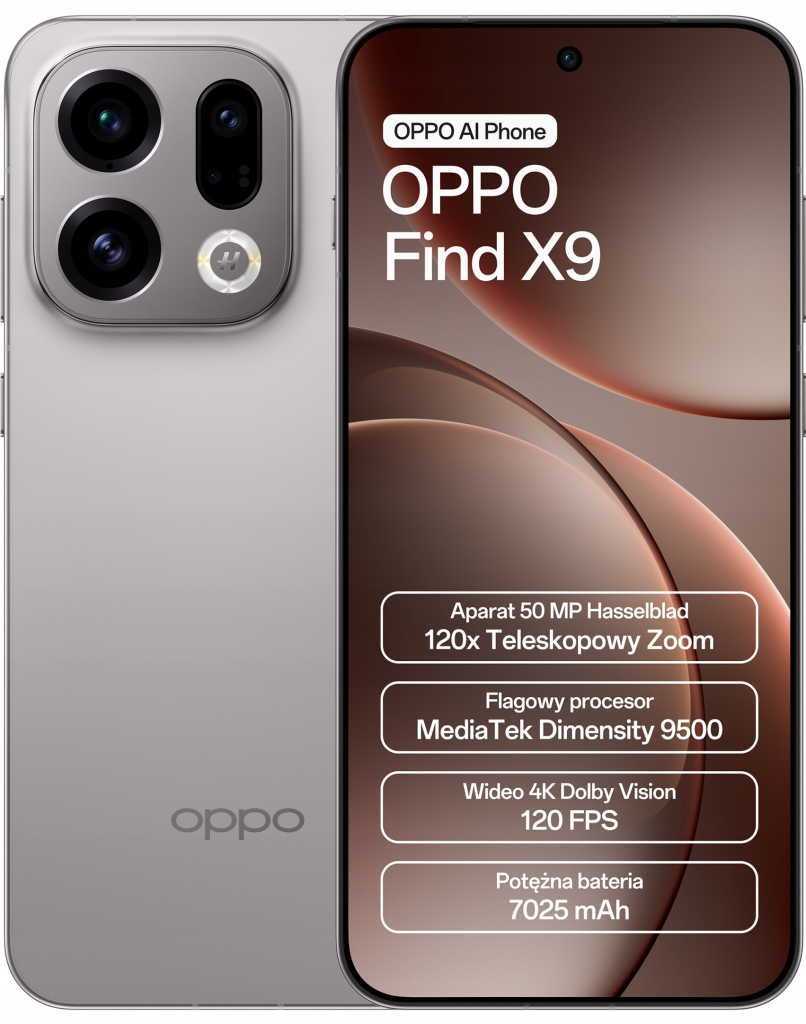 Oppo Find X9 12GB/512GB Titanium Grey na Heureka.cz