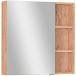 German Zrcadlová skříňka / 65 x 65 x 16,5 cm / dřevotříska / světlý dub – Sleviste.cz