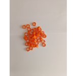 MROWCA Rozlišovací kroužky plastové 8 x 5 mm 100ks ORANŽOVÉ – Zboží Dáma