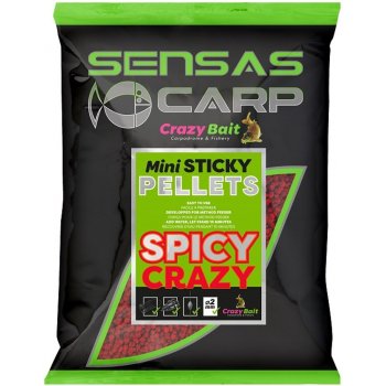SENSAS Mini Sticky Pellets 700g 2mm Spicy Crazy