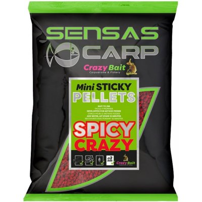 SENSAS Mini Sticky Pellets 700g 2mm Spicy Crazy