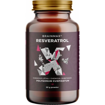 BrainMax Resveratrol Powder, resveratrol prášek 50 g