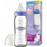 Lansinoh skleněná kojenecká láhev s NaturalWave TM savičkou 240ml – Zboží Dáma