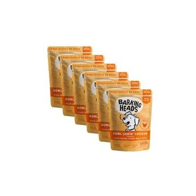 Barking Heads Bowl Lickin’ Chicken Grain Free 6 x 300 g