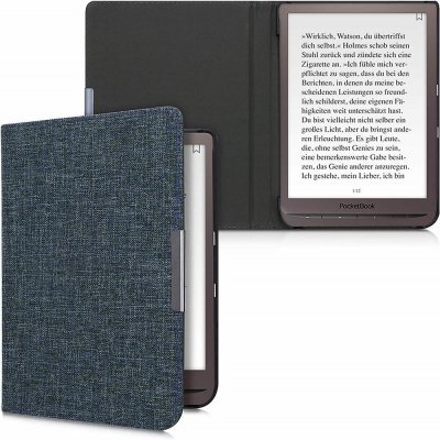 KW Mobile Fabric Flip KW4677504 pro Pocketbook 740/741 tmavě modré – Zboží Živě