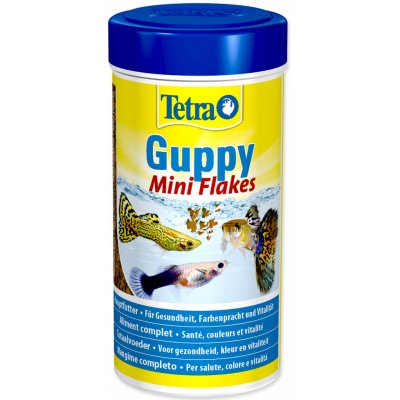 Tetra Guppy Mini Flakes 250 ml, 6 ks – Zboží Mobilmania