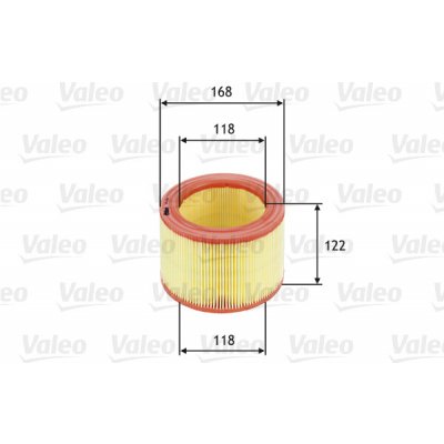 Vzduchový filtr VALEO 585600 – Hledejceny.cz