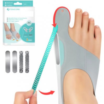 Ortek Hallux Valgus Bandáž s kovovou vložkou a možností nastavení natažení – Zboží Dáma