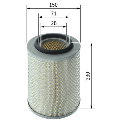 Vzduchový filtr BOSCH F 026 400 761 – Hledejceny.cz