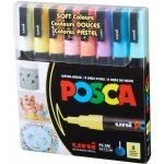 Uni Posca PC-3M sada 8 ks pastelové barvy – Zboží Mobilmania