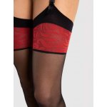 Fiore Dámské punčochy Scarlett O 4058 20 DEN black-red – Sleviste.cz
