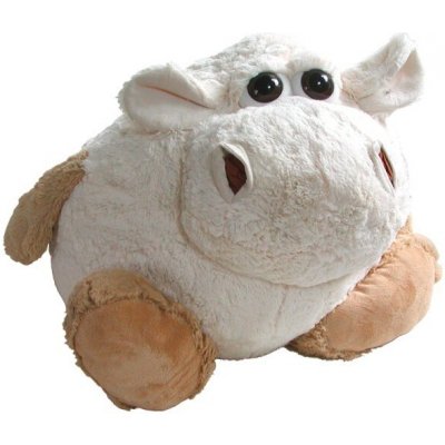 Chamier Lammfellprodukte Měkká ovečka polštář kuličkový polštář z mikrovlákna plně omyvatelný 25cm – Zboží Mobilmania