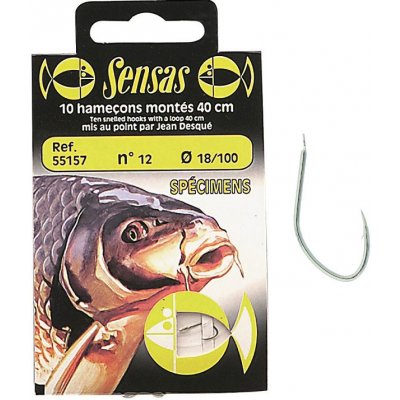 Sensas Hotový Návazec Specimen 10 0,18 mm 10 ks – Zboží Dáma