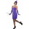 Karnevalový kostým charleston šaty 30. léta fialové